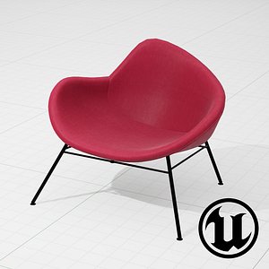 unreal halle k2 chair 3ds