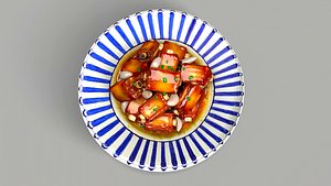 3D Braised Spare Ribs