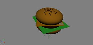 fbx hamburger lettuce cheese