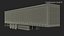 3D Freight Trailer Unit Black