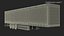 3D Freight Trailer Unit Black