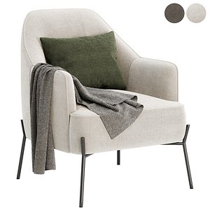 Daniella Accent armchair 3D model