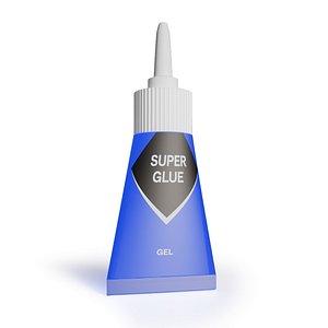 Super Glue Tube 3D