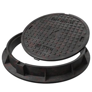 3D Sewer Manhole Cover model