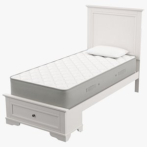 Twin XL Bed 3D model