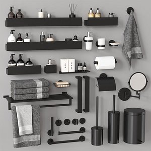 3D Bathroom Accessories 38 model