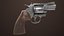 Revolver 05 Small Silver Todas as Texturas PBR Unity UE