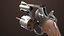Revolver 05 Small Silver Todas as Texturas PBR Unity UE