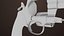 Revolver 05 Small Silver Todas as Texturas PBR Unity UE