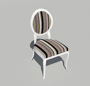3d chair dinner classic model