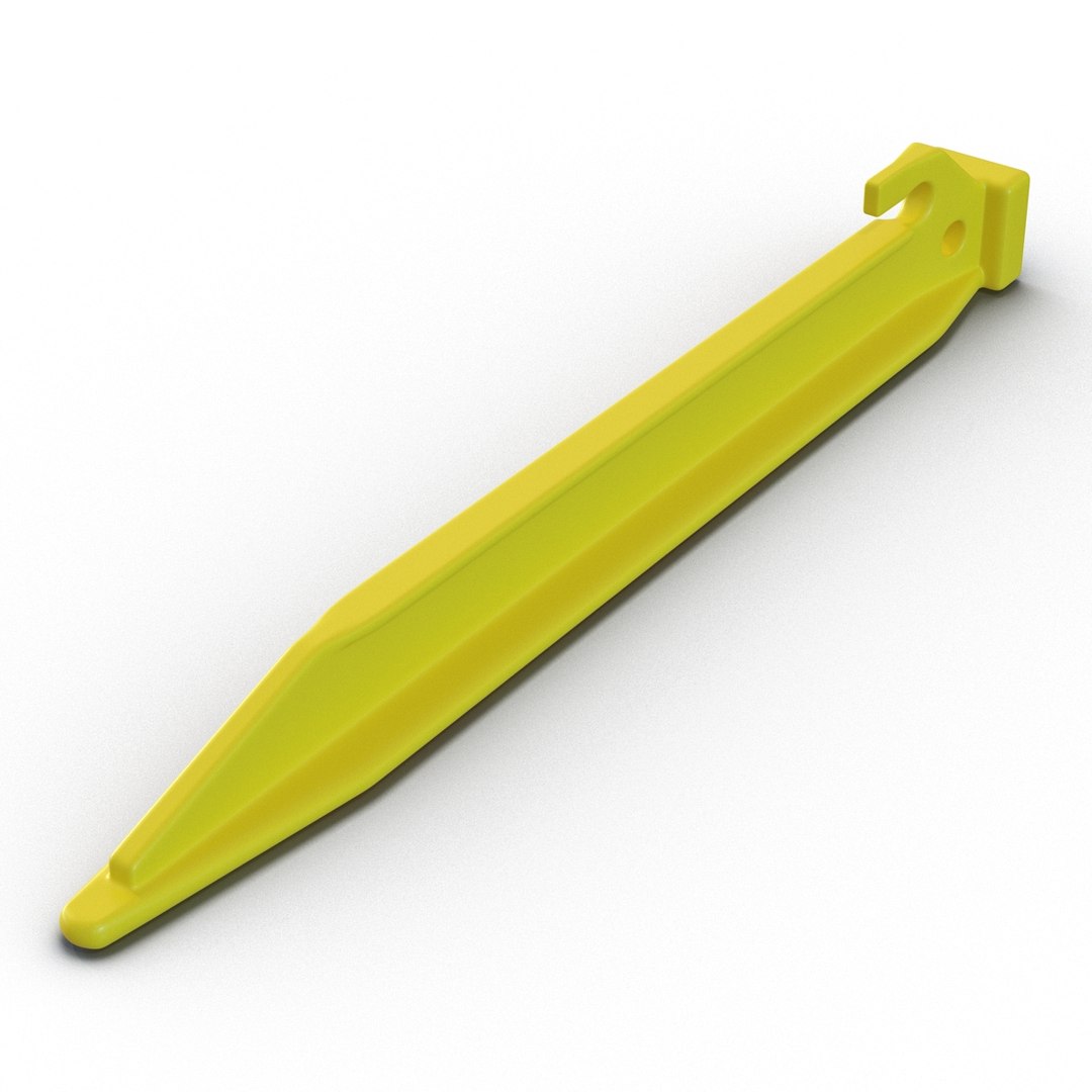 3d Model Plastic Tent Stake
