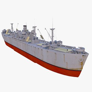 liberty ships vessels 3d model