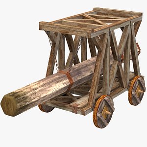 3D Medieval Battering Ram