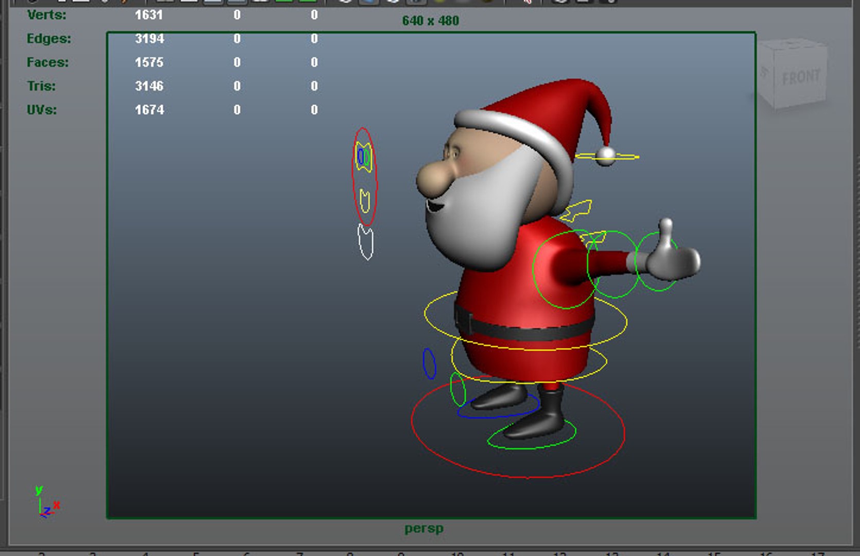 Santa Rigged 3D Model - TurboSquid 1214483