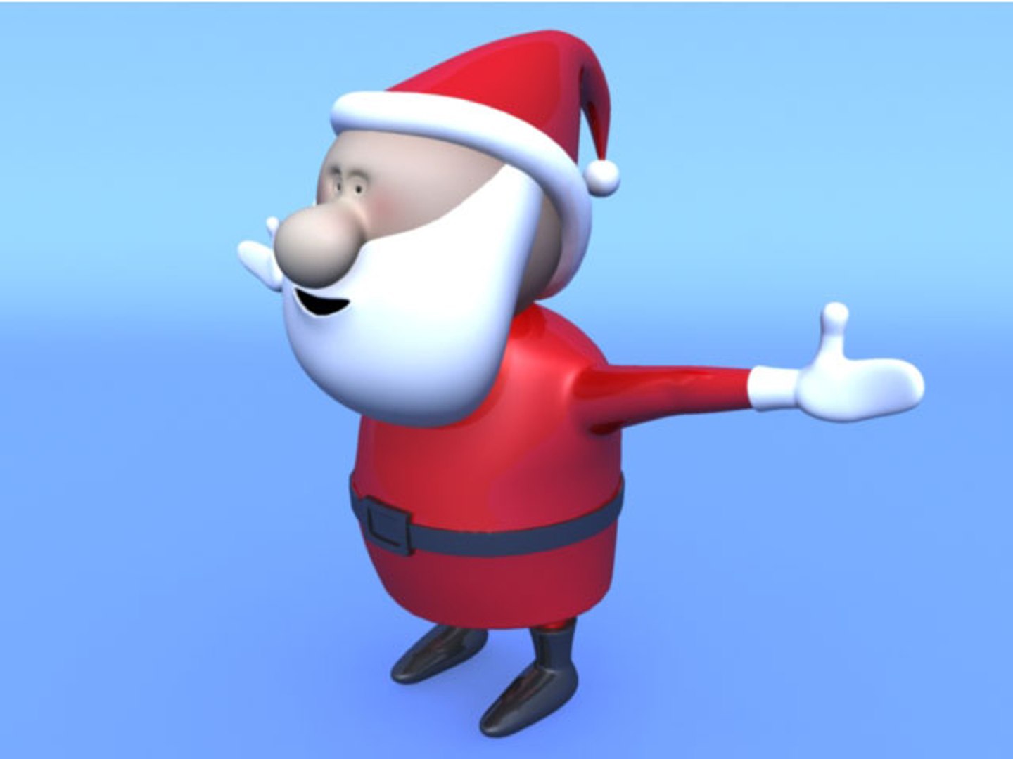 Santa Rigged 3D Model - TurboSquid 1214483
