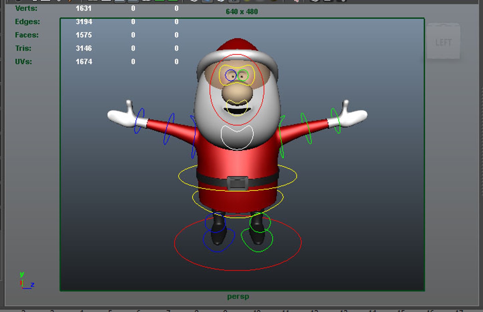 Santa Rigged 3D Model - TurboSquid 1214483