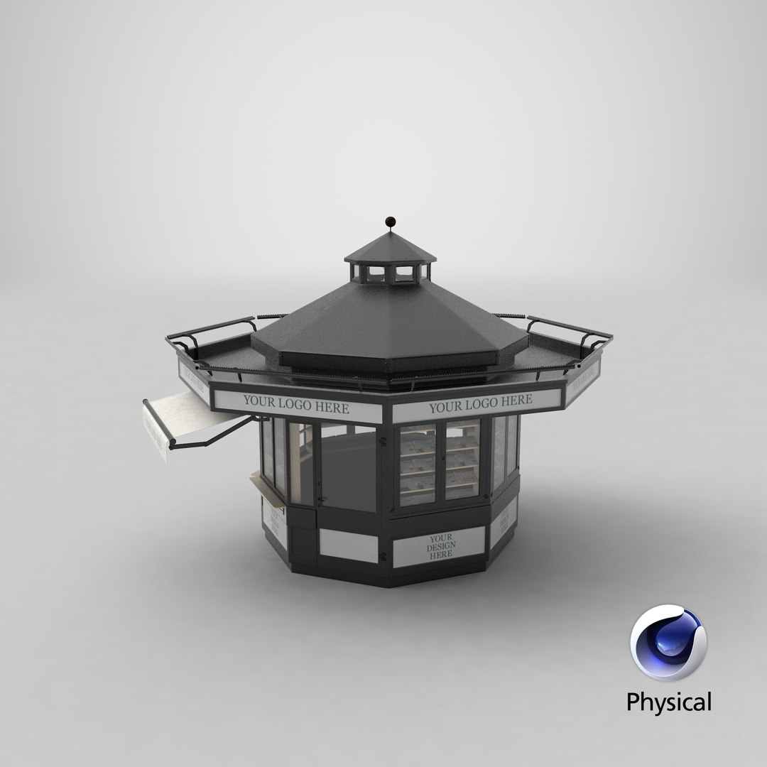 Newspaper Kiosk Black 3D model https://p.turbosquid.com/ts-thumb/SK/3bynak/Ra/stemcell_cinema_4d_physical_render/png/1687712484/1920x1080/fit_q87/8f80b565c173054927ecdc5f2c64f89967c8d4ca/stemcell_cinema_4d_physical_render.jpg