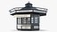 Newspaper Kiosk Black