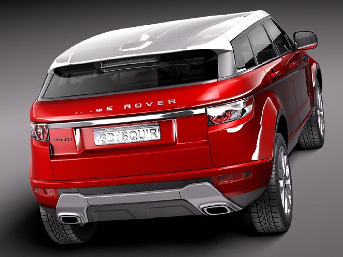 Land Range Rover Evoque 3d Model