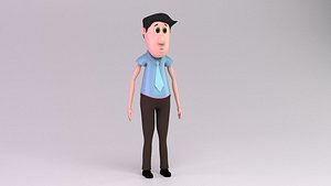 3D Cartoon Man model