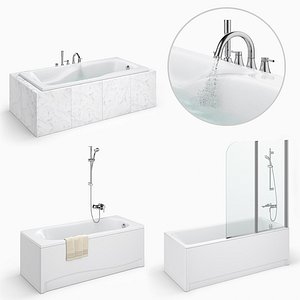Set of baths Cersanit set 25 (Crea, Nike, Zen)