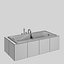 Set of baths Cersanit set 25 (Crea, Nike, Zen)