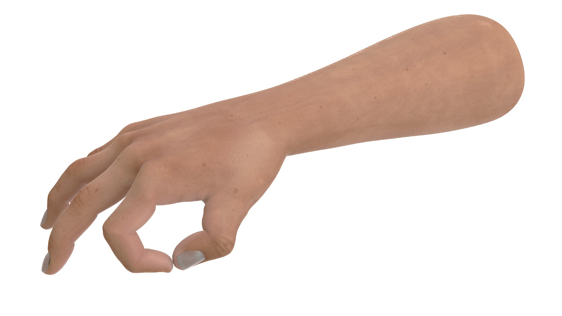 Man Hand OK Pose 3D model preview