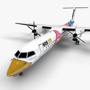 NOK AIR Bombardier DHC-8 Q400 Dash 8 L1594 3D