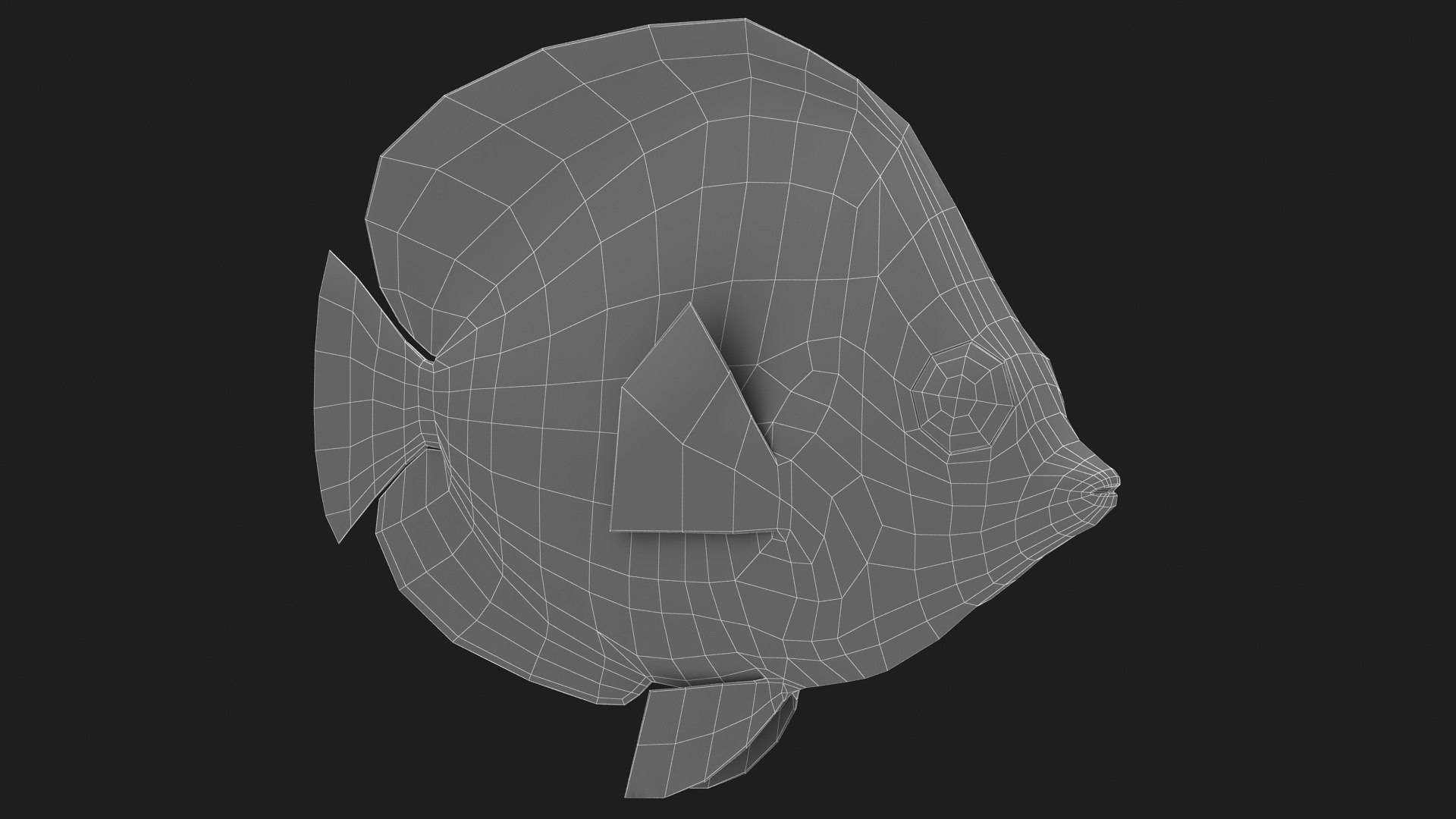 Bluecheek Butterflyfish Animation 3D Model - TurboSquid 1503196