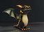 Cartoon Green Dragon Rigged Low-poly