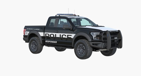 フォードF150ラプターポリスインターセプターユニット3Dモデル