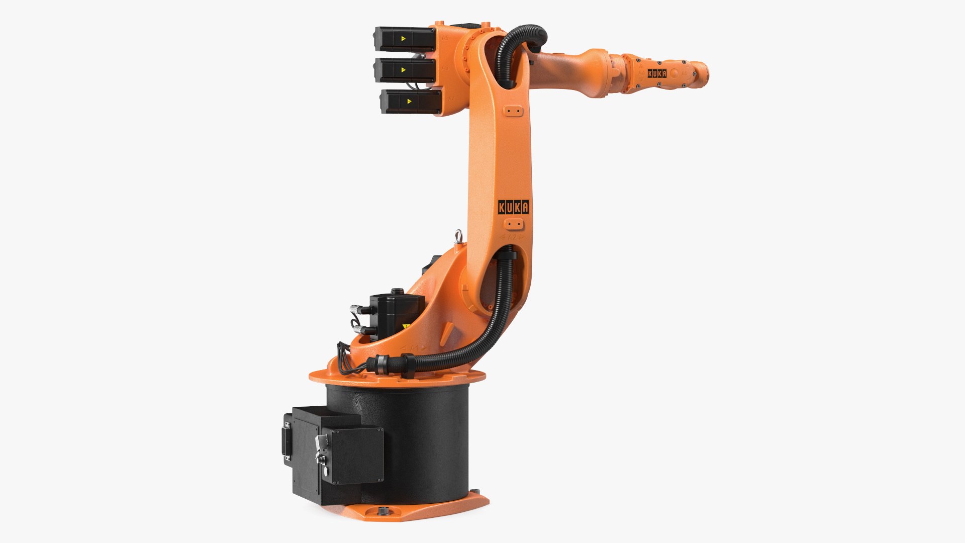 Low Payload Robot Arm Kuka KR 6 2 Rigged 3D model preview