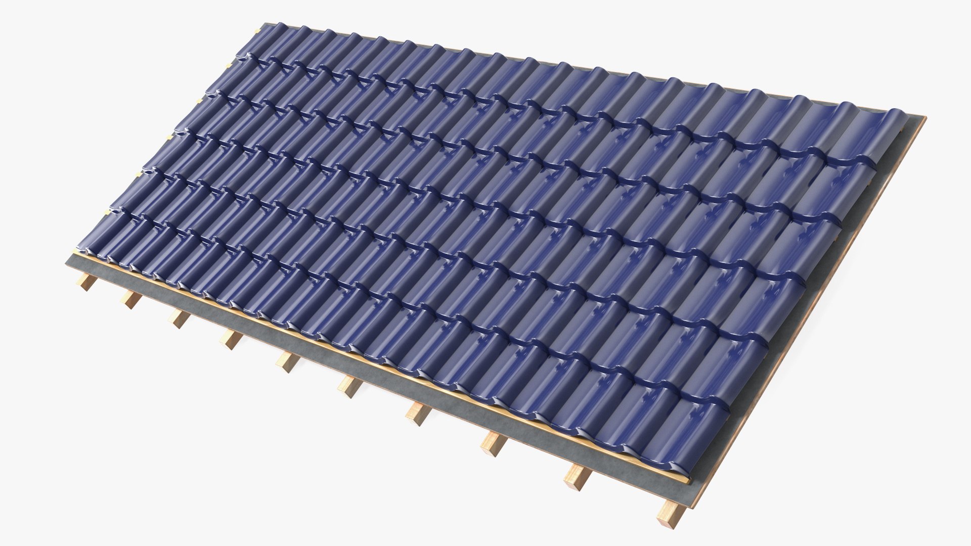 Roofing Materials Collection 3 3D model preview