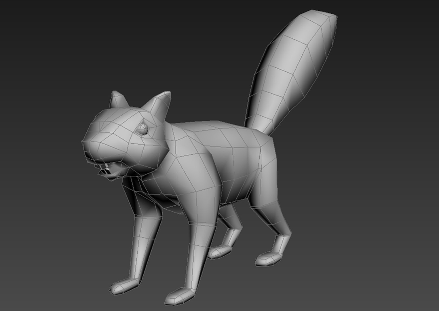 3d Model Squirrel