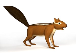 3d model squirrel