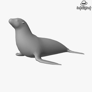 Low Poly Sea Lion