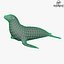 Lion de mer Low Poly