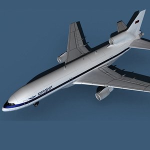 3D model Lockheed L-1011-50 Aeroflot