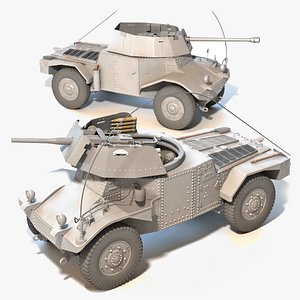 3D Panzerspahwagen P204(f) mit 5 cm KwK 38 model