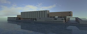 seaport mole 3d model