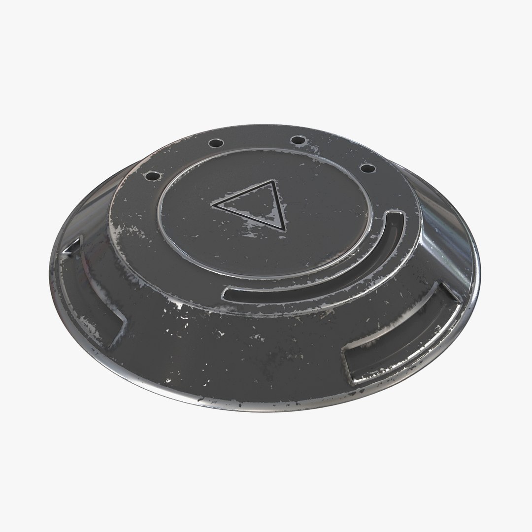 Industrial End Cap 5 3D Model 3D model preview