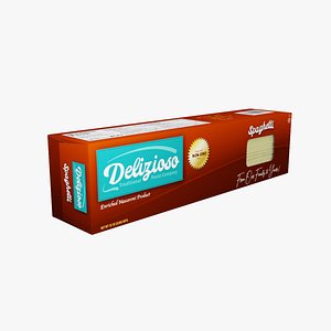 pasta box 3D model