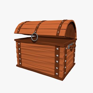 3d cartoon chest