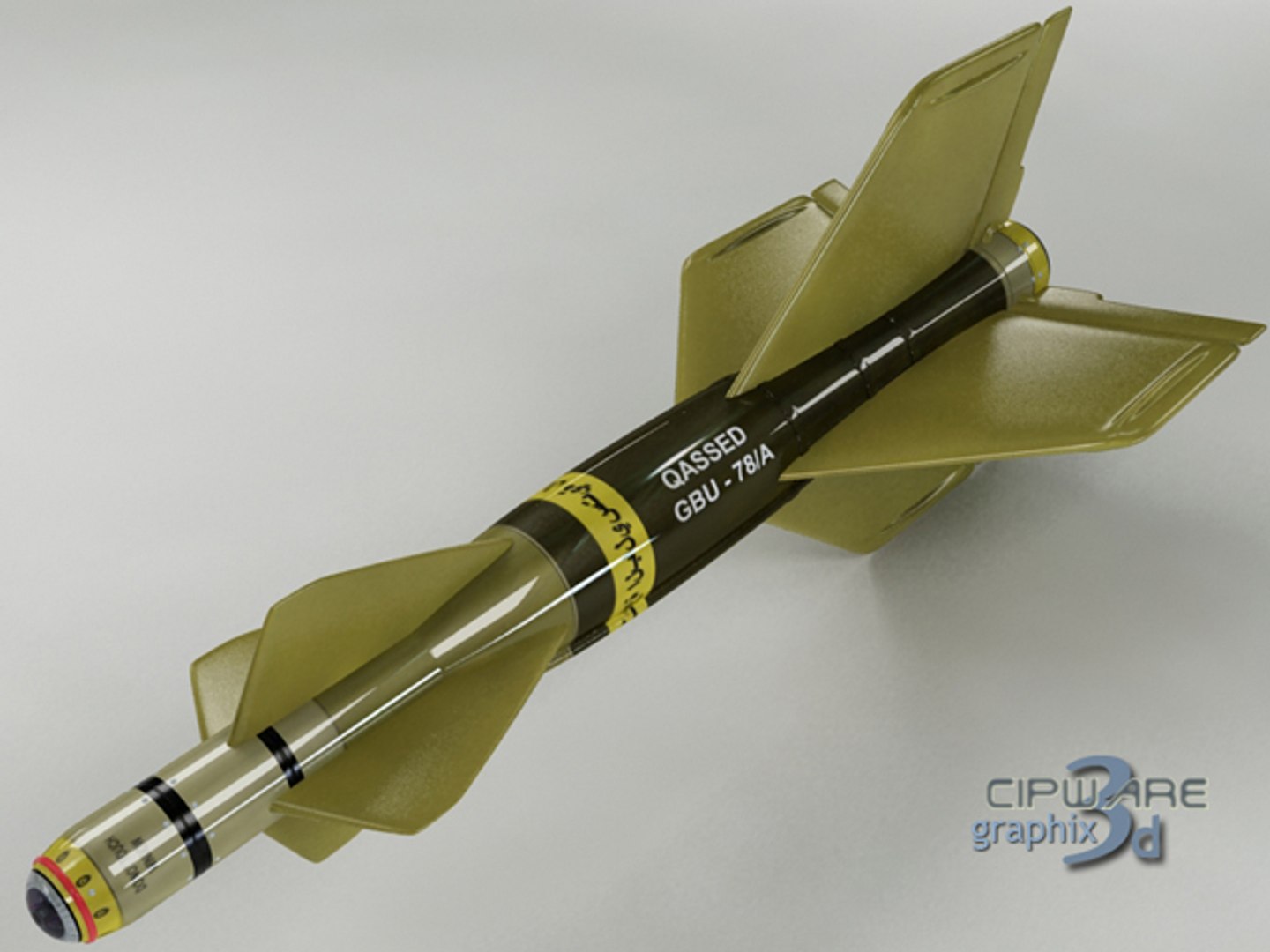 3d model of qassed gbu 78a https://p.turbosquid.com/ts-thumb/SK/isVo7p/XbXktYfD/alqass1/jpg/1249872637/1920x1080/fit_q87/c87e274854348d516dbfcb56b21ed602a3ae388f/alqass1.jpg