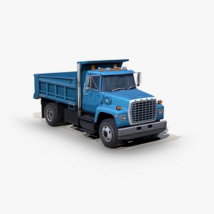 l8000 dump truck 3D model