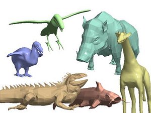 res pack tucan boar 3d model