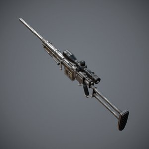 3dsmax sniper rifle