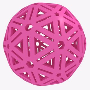 A rubber ball for dogs. Sphere.