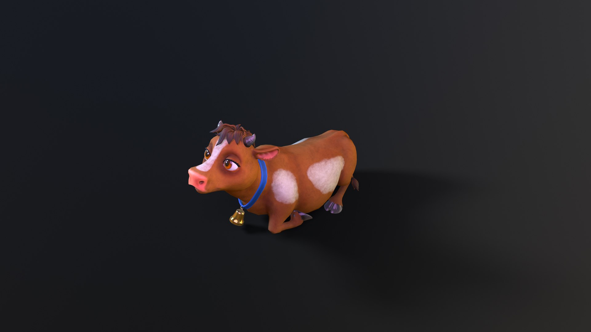 Stilized Cow 3D - TurboSquid 1978437