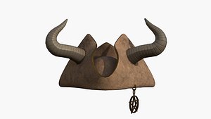 Satanic Pirate Hat A08 - Fantasy Character Design 3D model